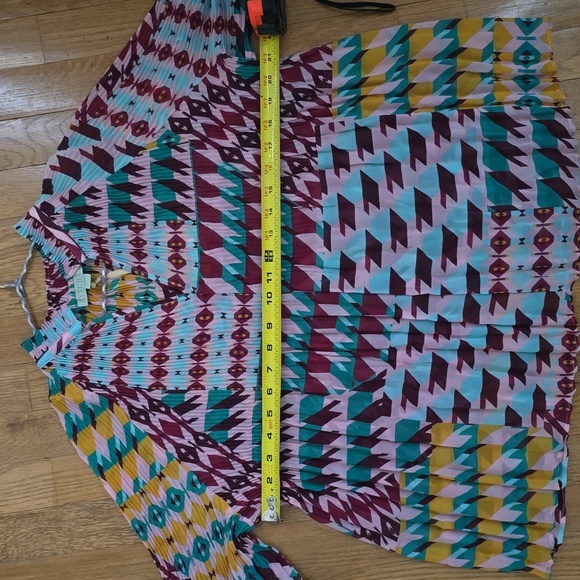 RYEGRASS BRAND WOMEN'S MULTI COLORED BLOUSE TOP SIZE LARGE - Picture 9 of 16